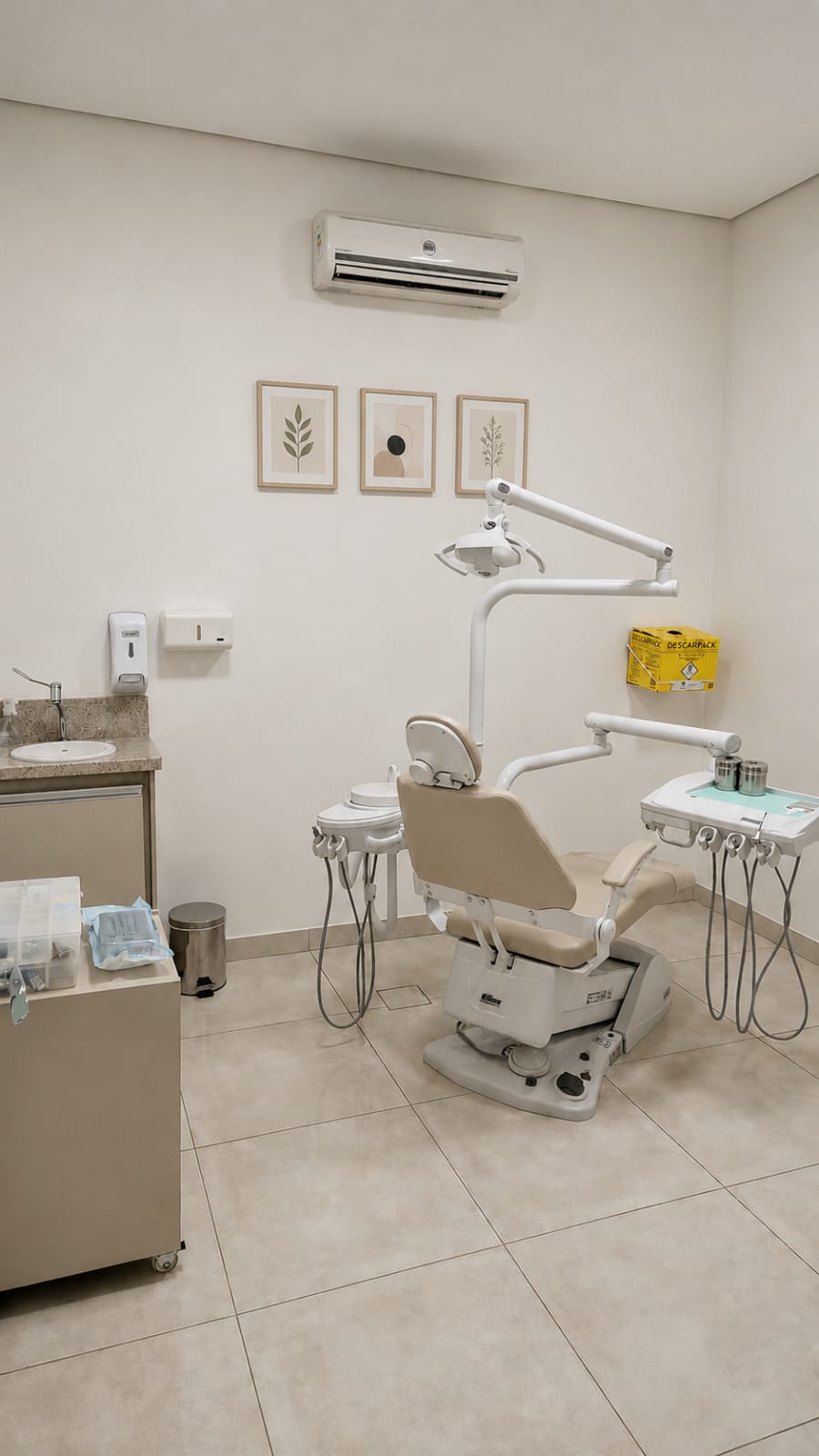Consultório odontológico equipado da West Odontologia